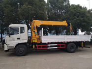 China 4x2 vrachtwagen opgezet met kraan bedrijf