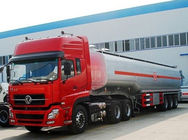China dongfeng tuel tanker semir aanhangwagen met tractor, 45m3-de vrachtwagen van de brandstoftanker bedrijf
