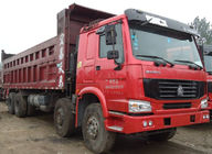 China 12 Vrachtwagens van wiel de 8X4 Gebruikte Howo/de 2de Vrachtwagens van de Handstortplaats 2015 Productiejaren bedrijf