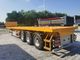 3 Axle 32 Foot 40 Foot Flatbed Semi Trailer For Sale