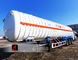 Professionele van het de Vrachtwagen52.6cbm LNG van de Tractoraanhangwagen de Tankaanhangwagen met 3 Assen leverancier