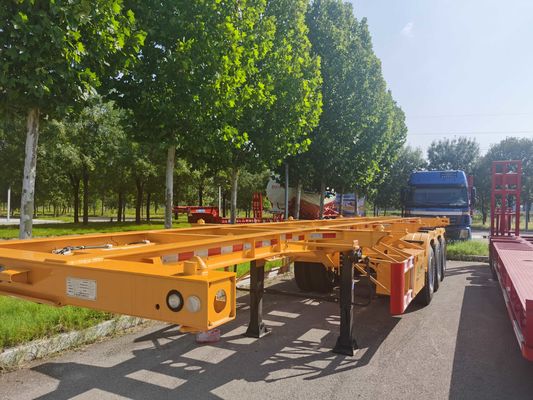 3 Assen 40ft Skelet Trailer Te koop Skelet Semi Trailer