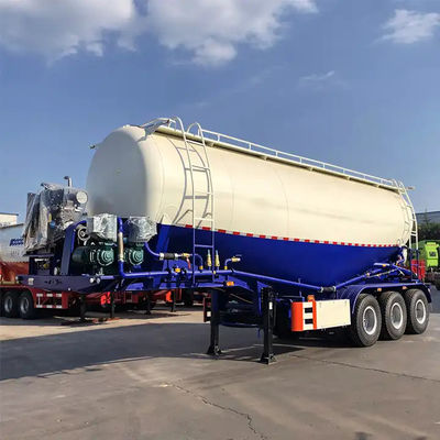 40 ton 50 ton Dry Bulk Cement Tanker Trailer V Shape Carrier Tanker Semi-trailer